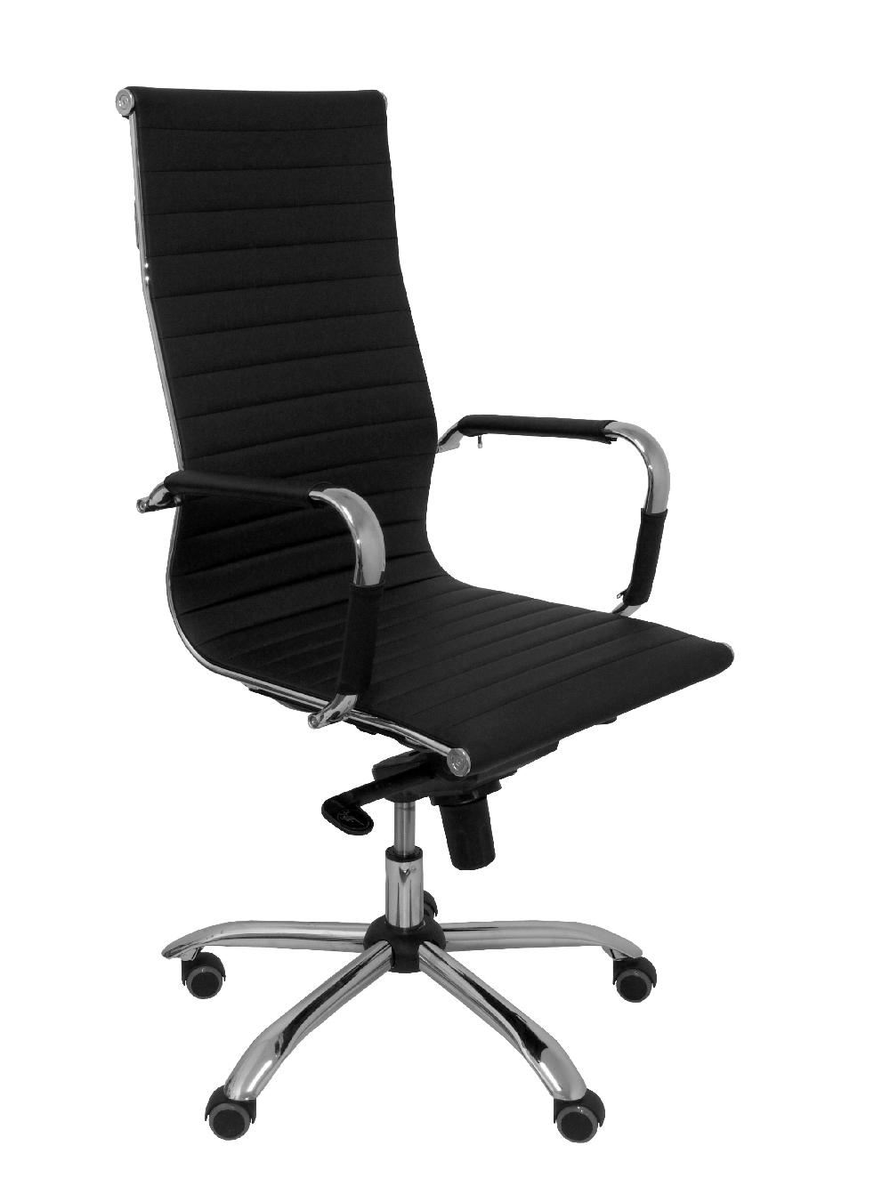 piqueras y crespo Sillón Madroño similpiel negro