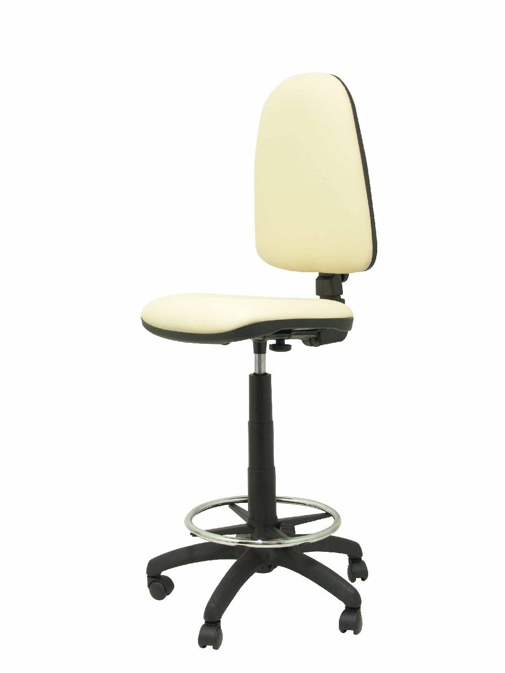 Piqueras Y Crespo Taburete Aýna Similpiel Crema