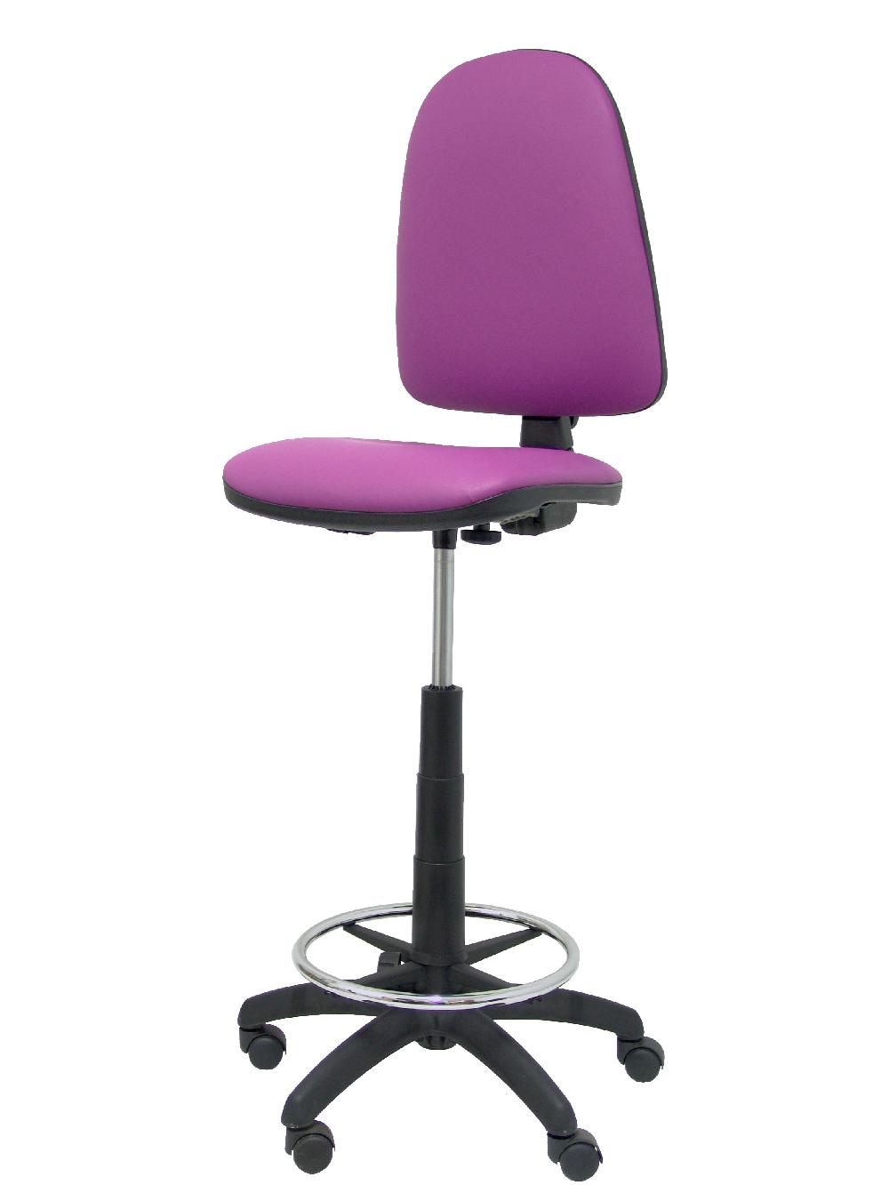 Piqueras Y Crespo Taburete Aýna Similpiel Morado