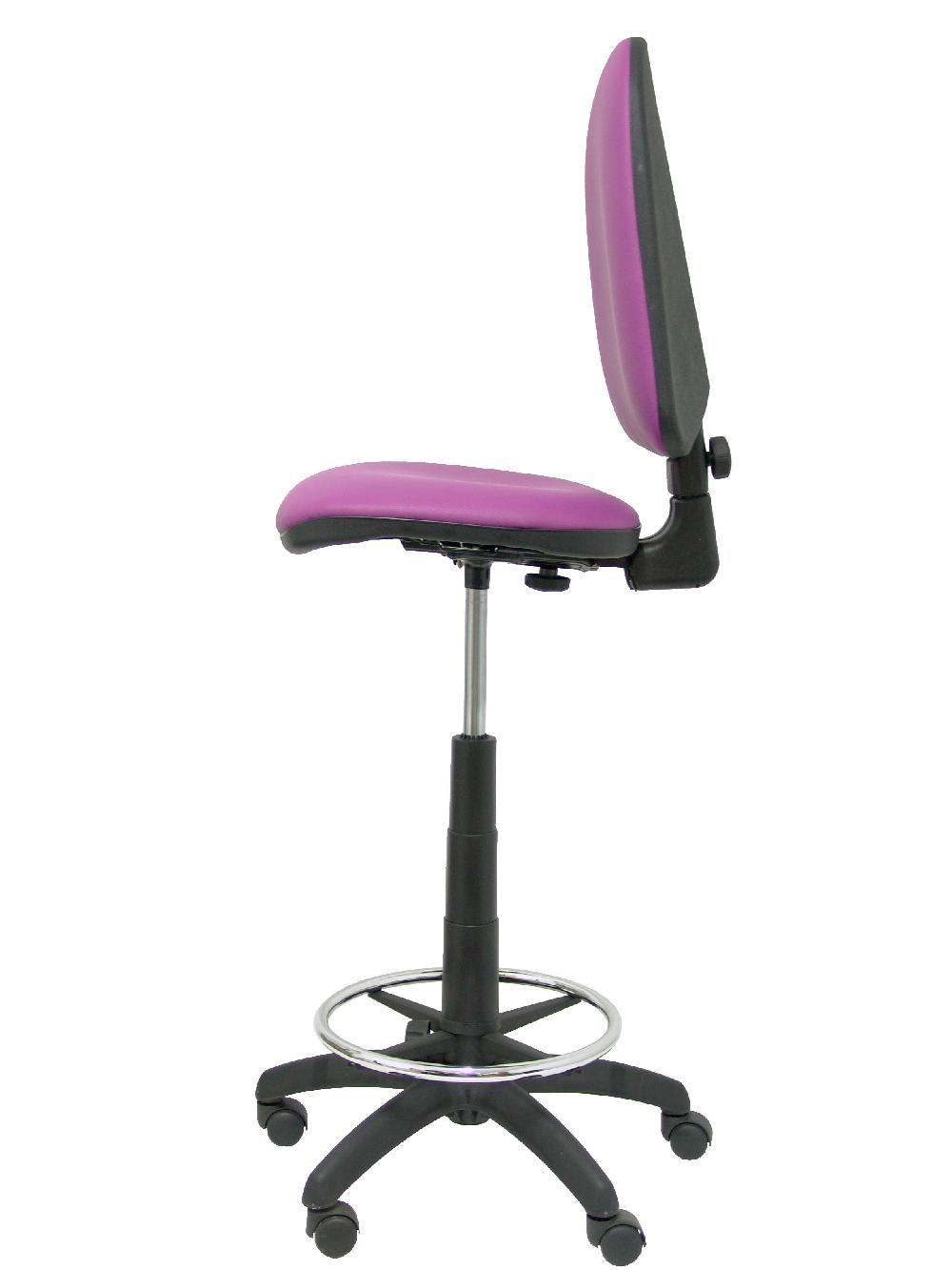 Piqueras Y Crespo Taburete Aýna Similpiel Morado