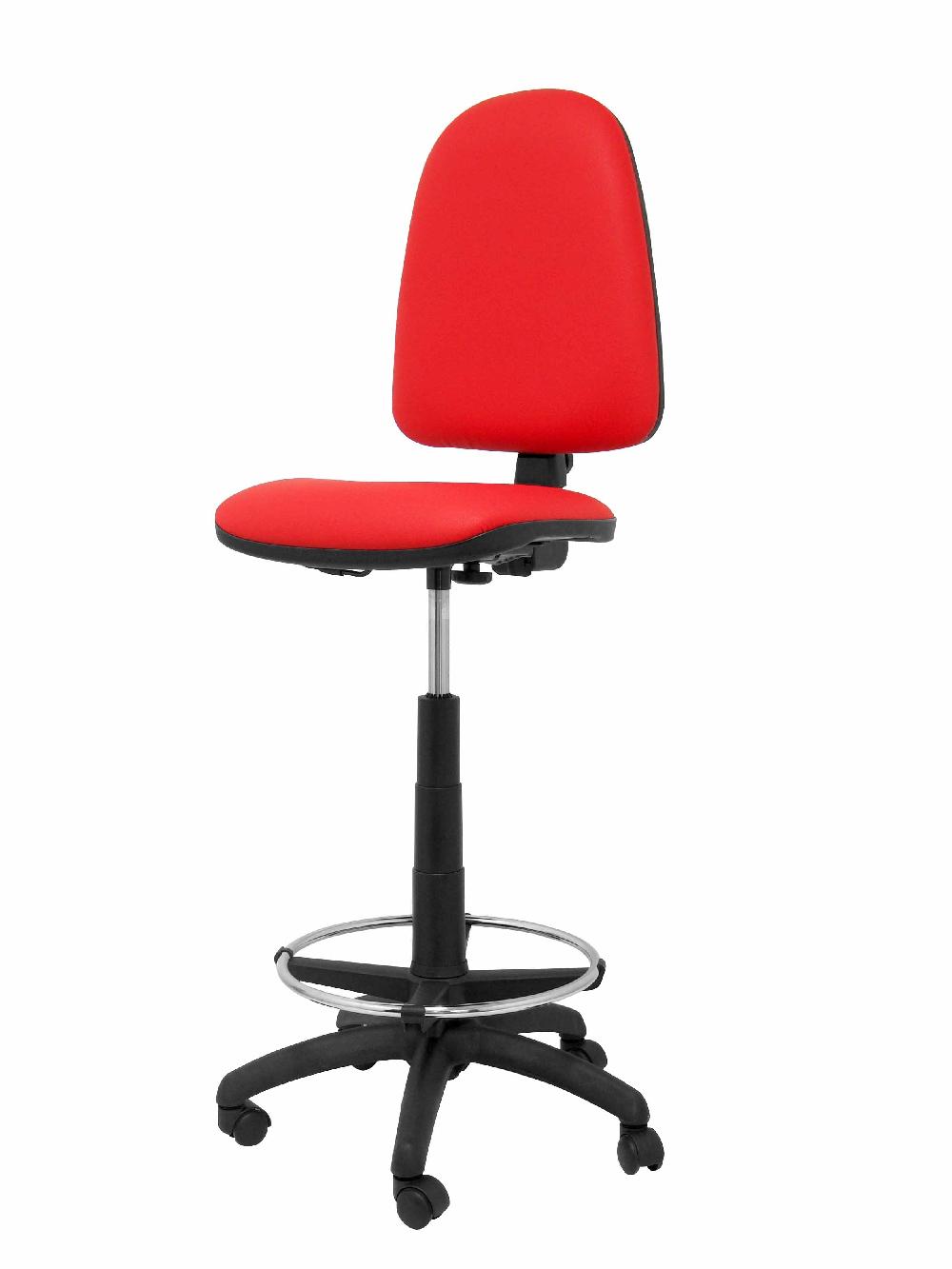 Piqueras Y Crespo Taburete Aýna Similpiel Rojo