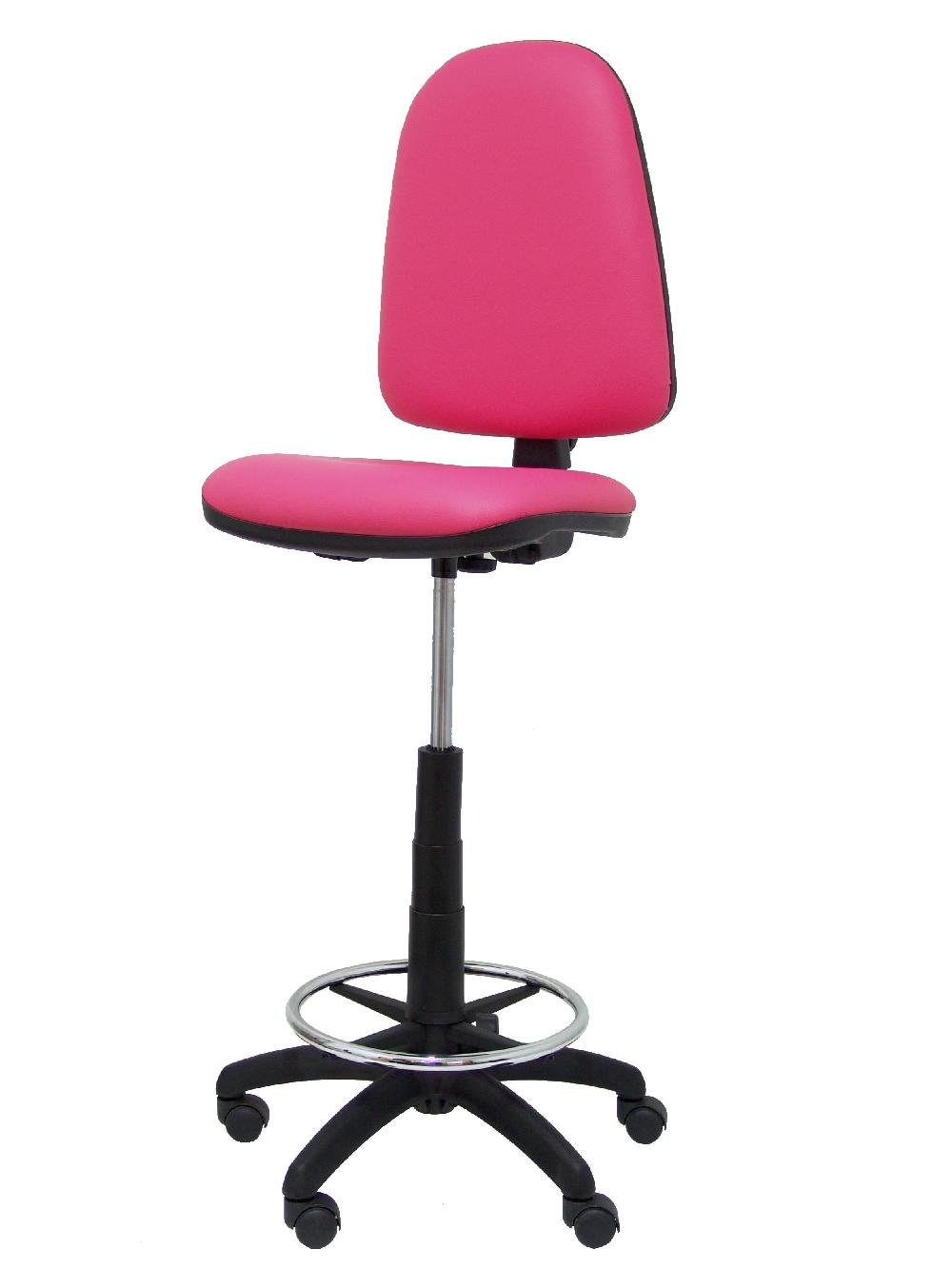 Piqueras Y Crespo Taburete Aýna Similpiel Rosa