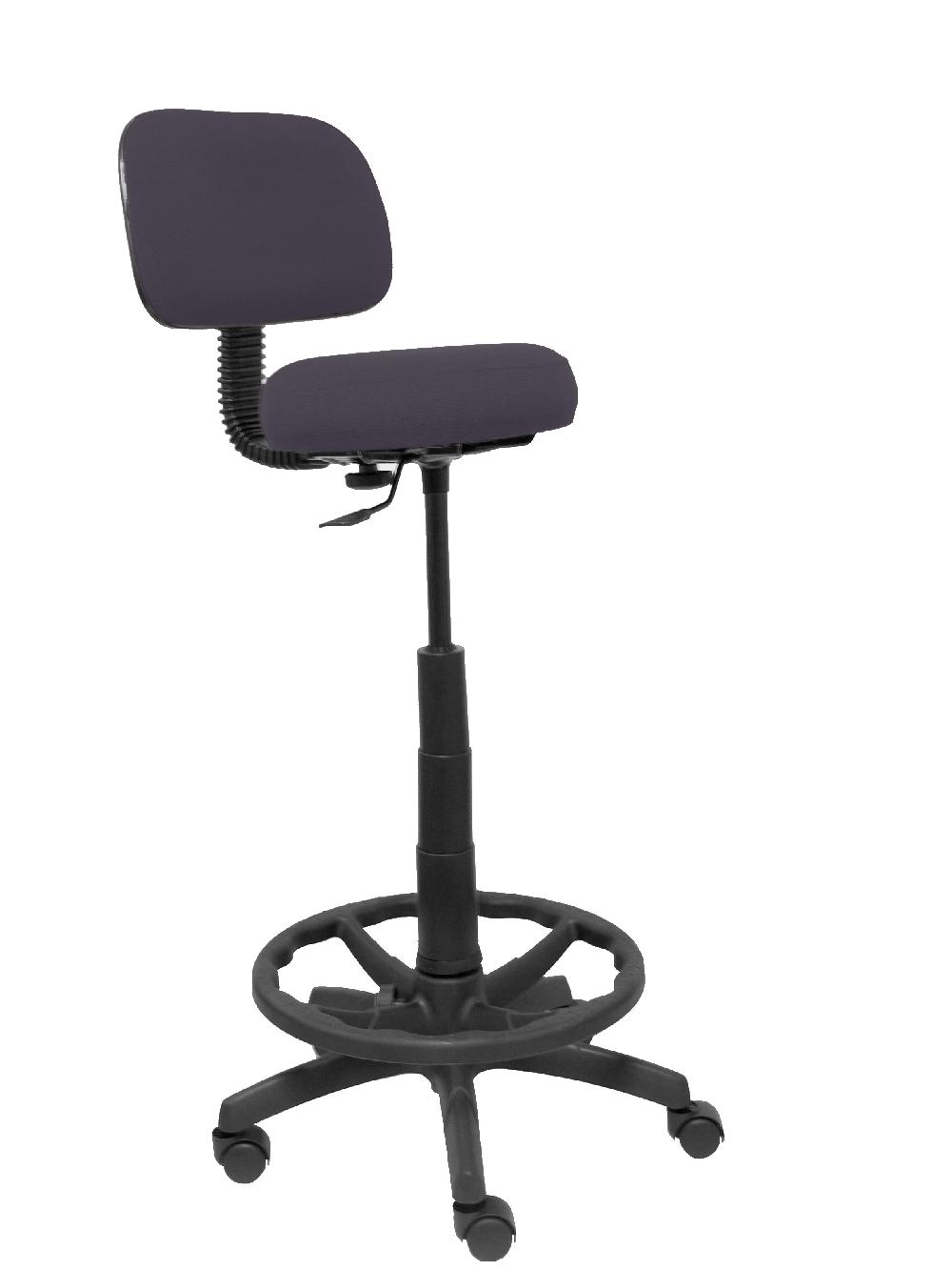 piqueras y crespo Taburete Llanos bali gris oscuro