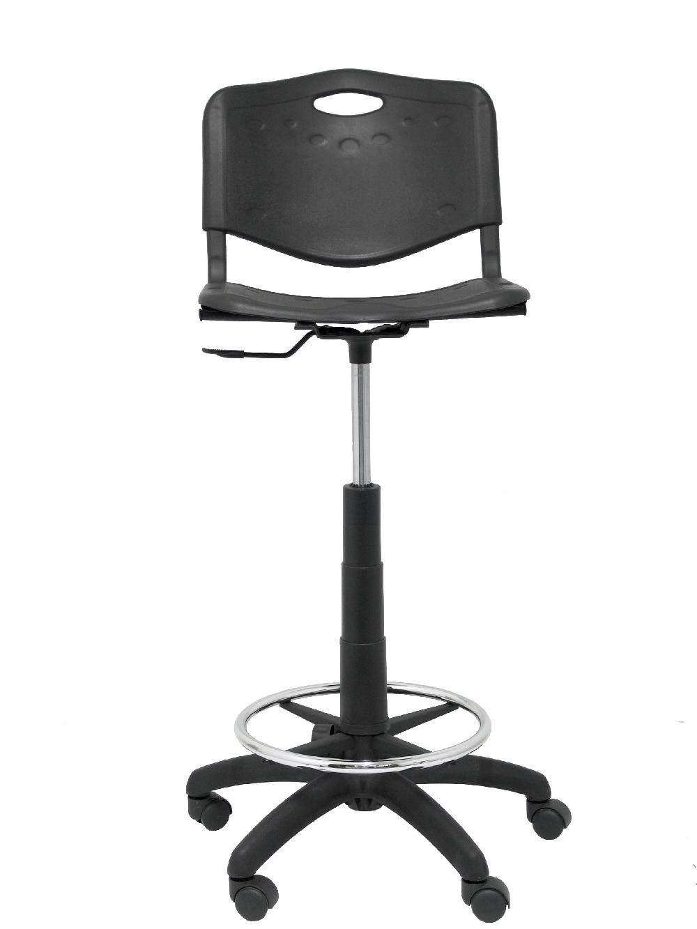 Piqueras Y Crespo Taburete Robledo PVC Negro