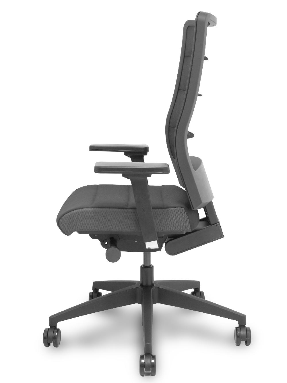 Piqueras Y Crespo Silla Airpad 2.0 Traslack Resp Malla Negra Asiento Era Negro Brazos 4D