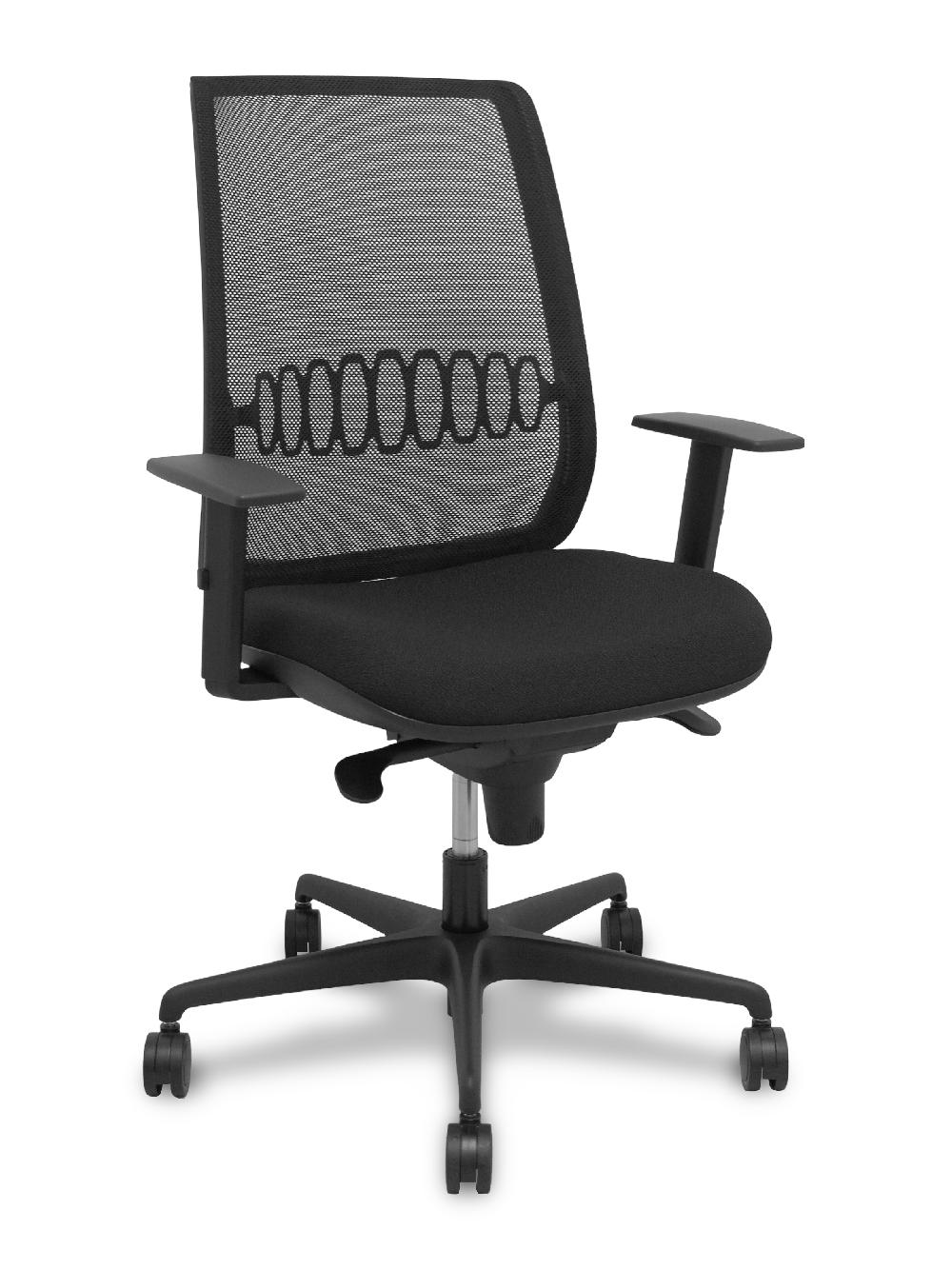 piqueras y crespo Silla Alares sincro malla negra bali negro brazo regulable