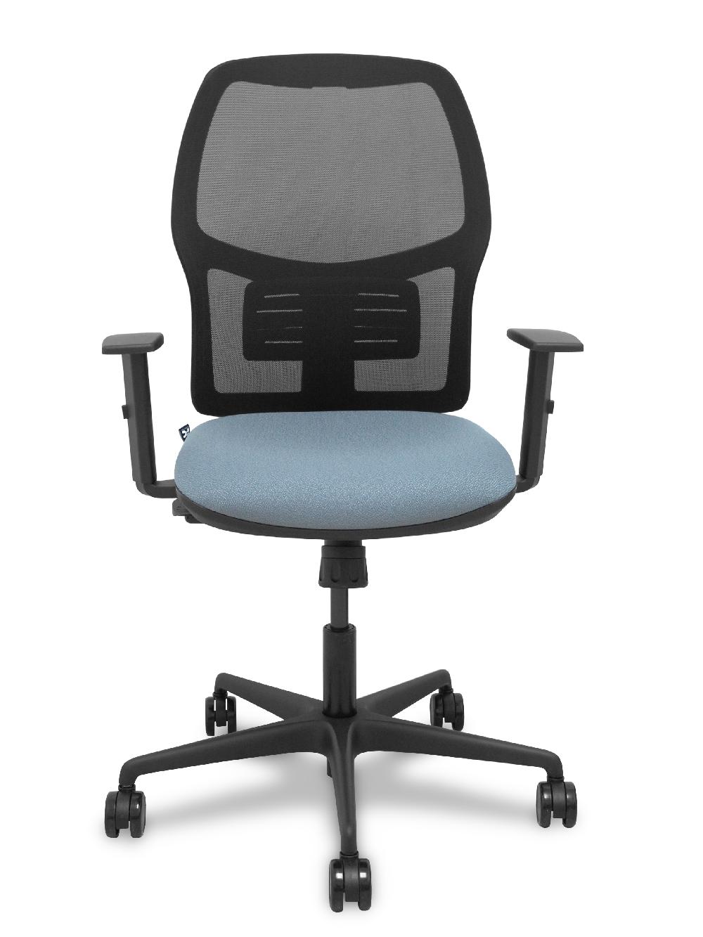 Piqueras Y Crespo Silla Alfera Sincro Malla Negra Bali Gris Brazo Regulable