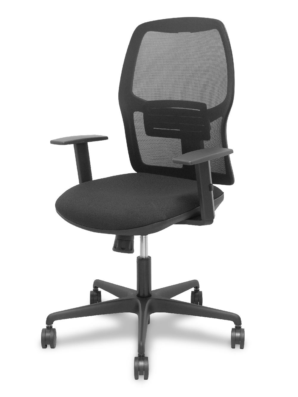 Piqueras Y Crespo Silla Alfera Sincro Malla Negra Bali Negro Brazo Regulable