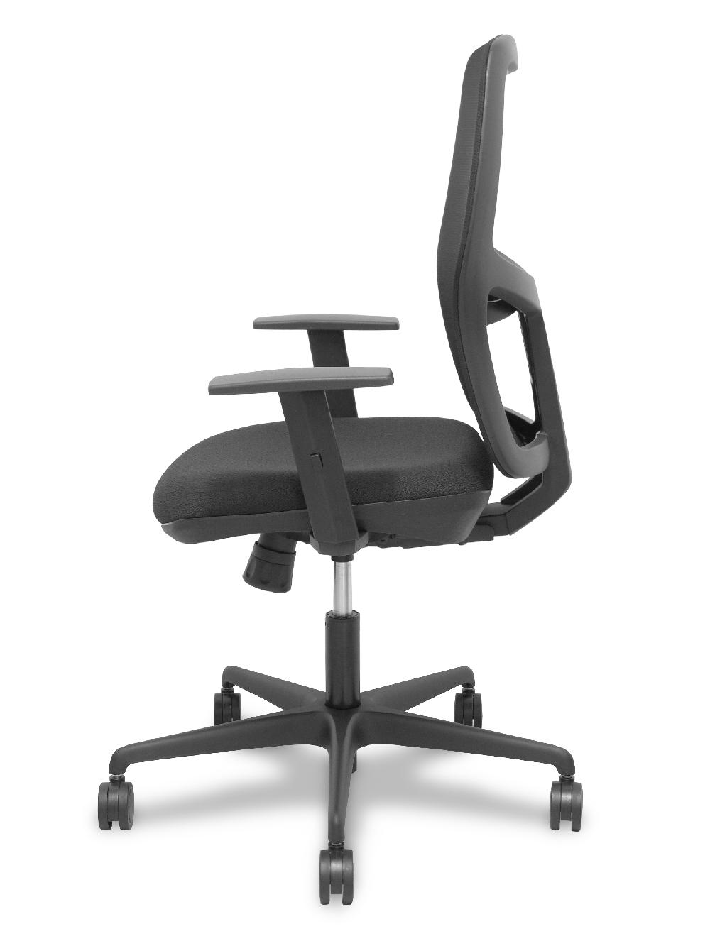 Piqueras Y Crespo Silla Alfera Sincro Malla Negra Bali Negro Brazo Regulable