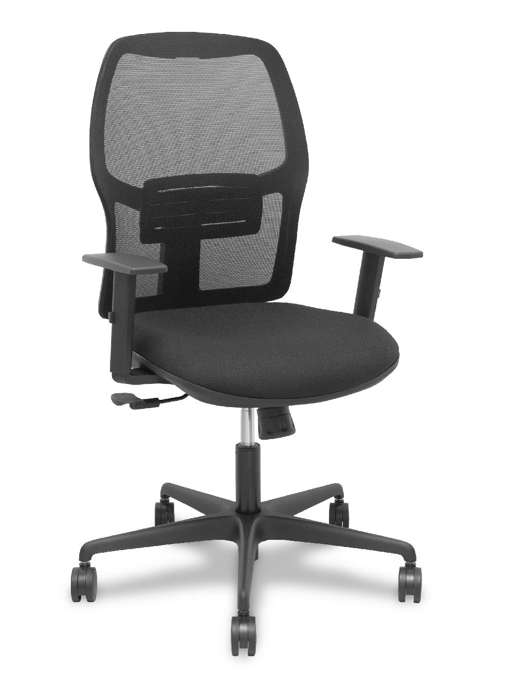 piqueras y crespo Silla Alfera sincro malla negra bali negro brazo regulable