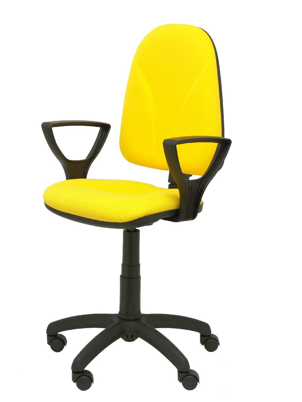 Piqueras Y Crespo Silla Algarra CP Bali Amarillo Brazos Fijos