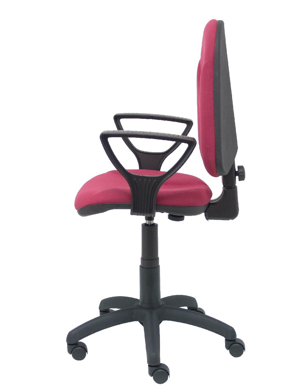 Piqueras Y Crespo Silla Algarra CP Bali Granate Brazos Fijos