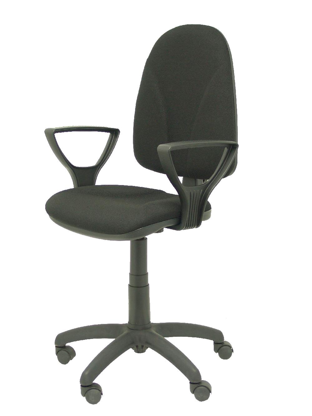 Piqueras Y Crespo Silla Algarra CP Bali Negra Brazos Fijos