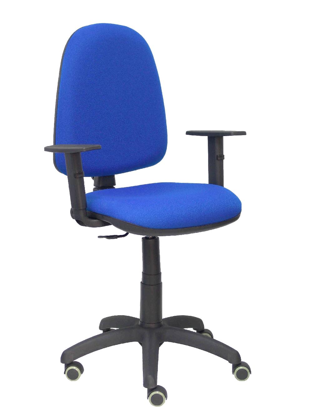 Piqueras Y Crespo Silla Ayna Bali Azul Brazos Regulables Ruedas De Parqué