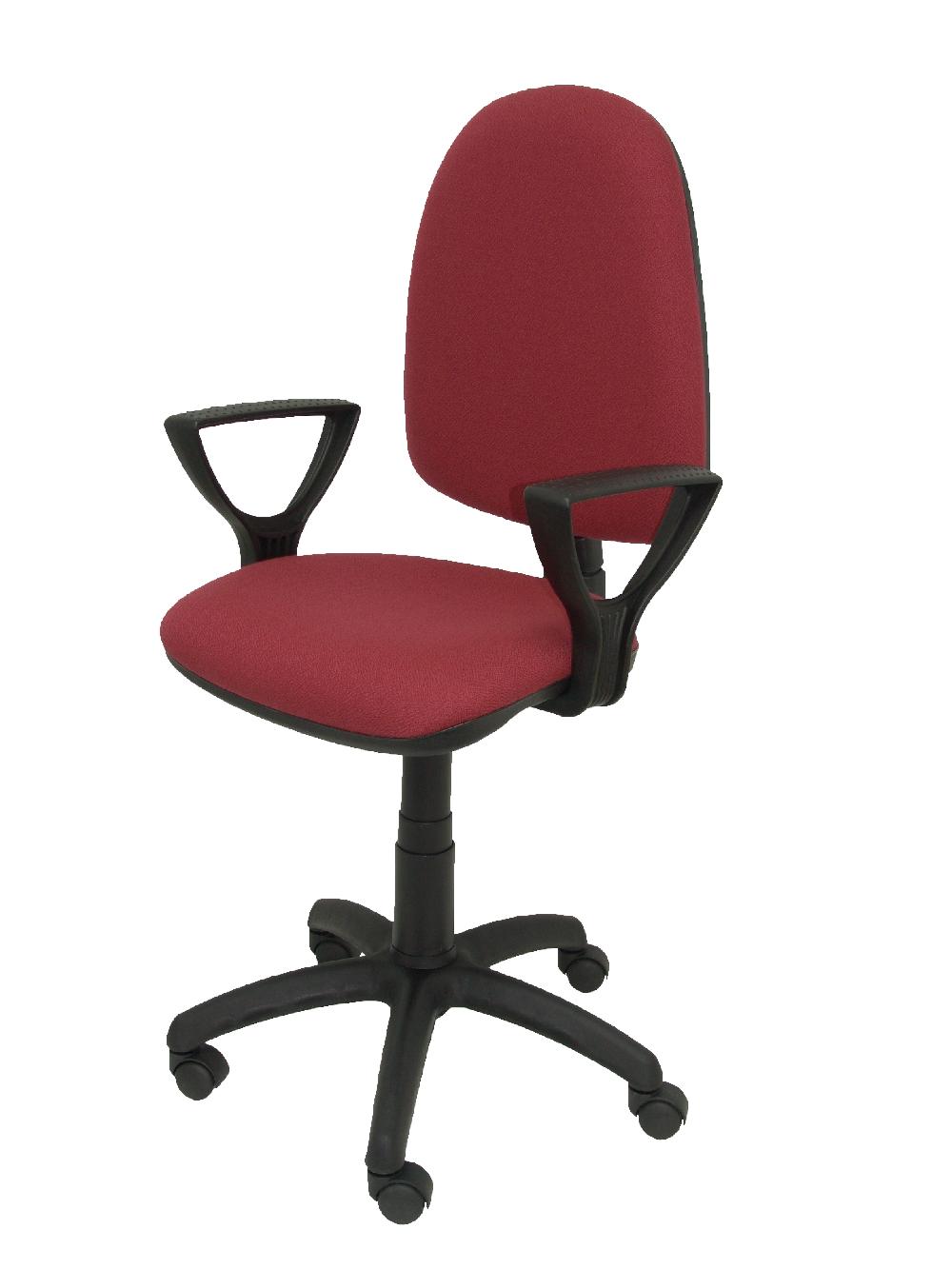 Piqueras Y Crespo Silla Ayna Bali Granate Con Brazos