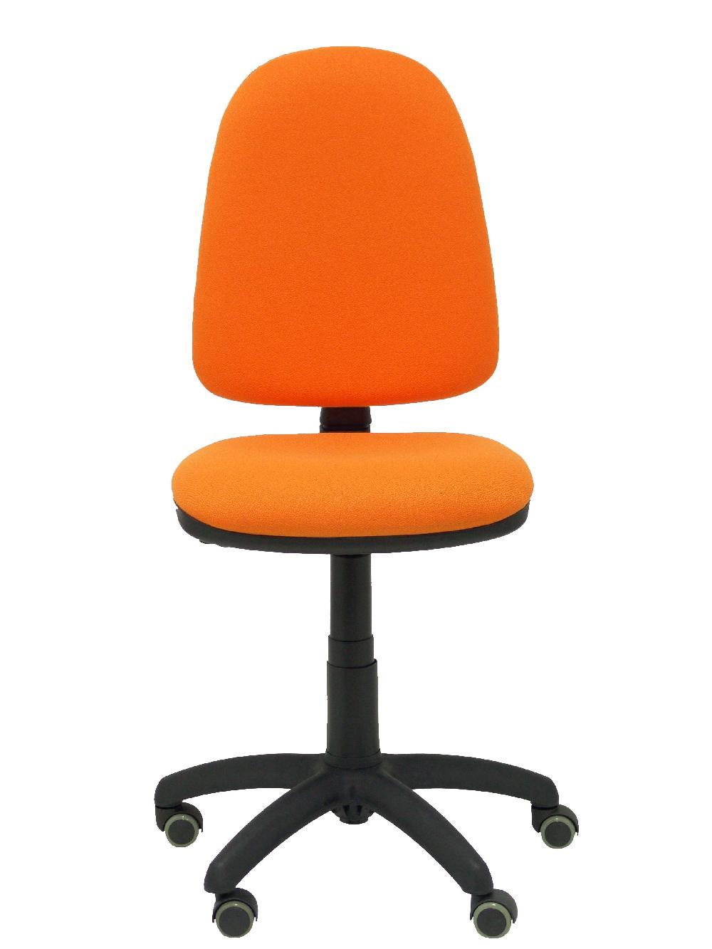 Piqueras Y Crespo Silla Ayna Bali Naranja Ruedas De Parqué