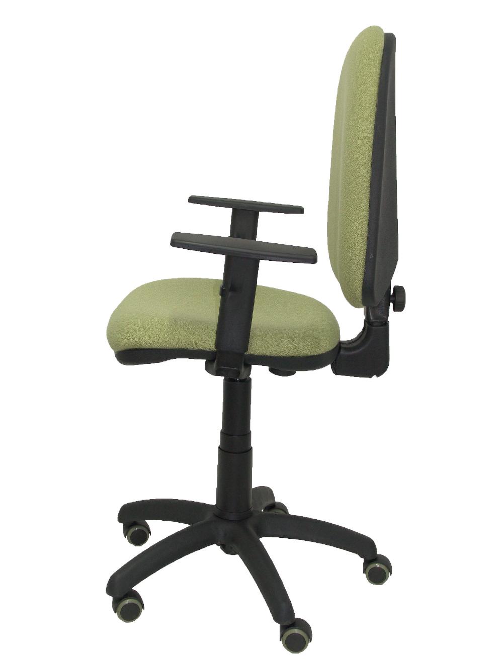 Piqueras Y Crespo Silla Ayna Bali Verde Oliva Brazos Regulables Ruedas De Parqué