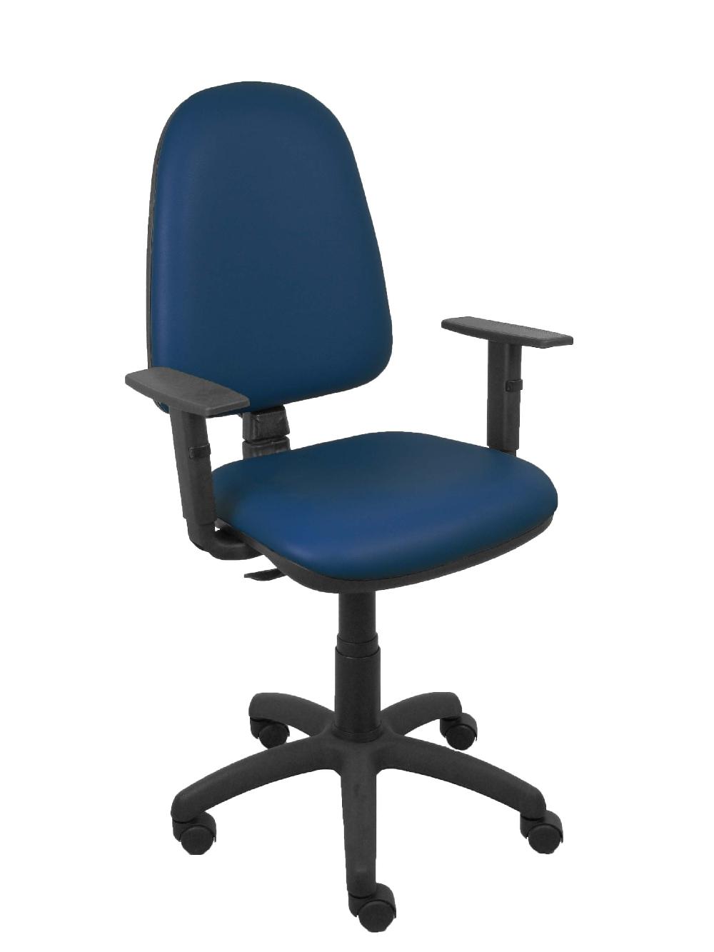 piqueras y crespo Silla Ayna similpiel marino brazos regulables