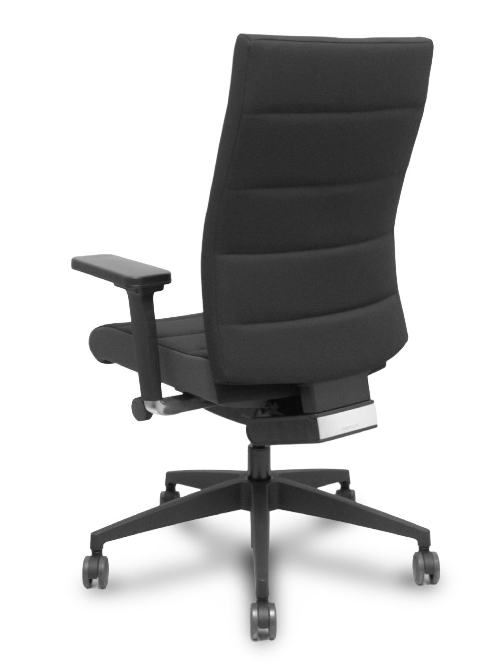 Piqueras Y Crespo Silla Champ 2.0 Traslack Tapizado Era Negro Brazos 4D