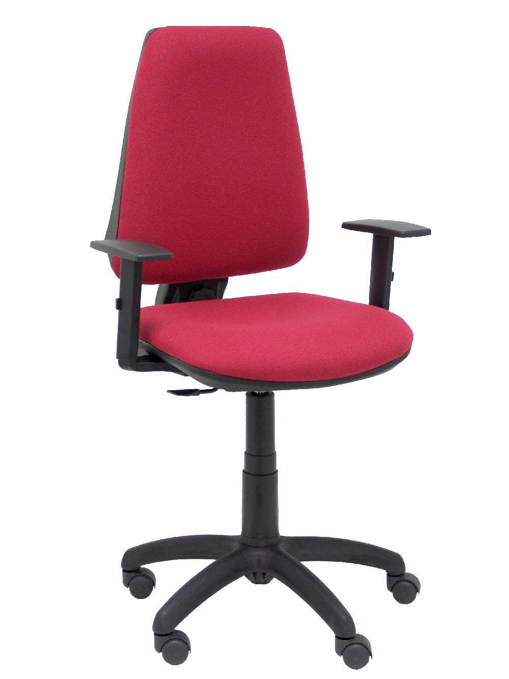 piqueras y crespo Silla Elche CP bali granate brazos regulables