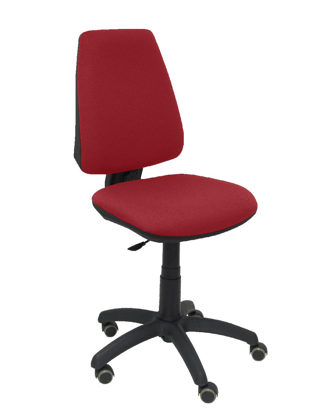 piqueras y crespo Silla Elche CP bali granate ruedas de parqué