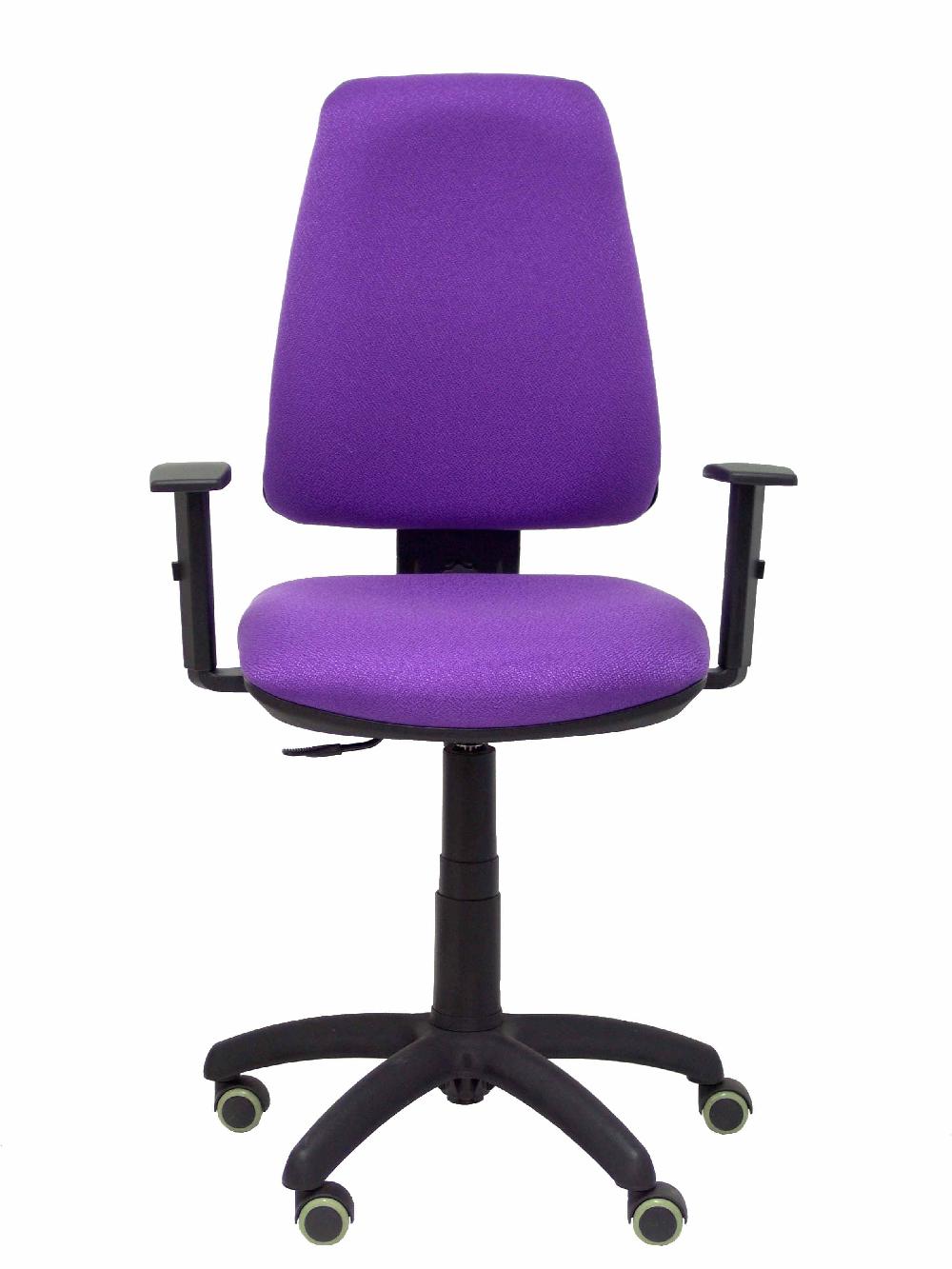 Piqueras Y Crespo Silla Elche CP Bali Lila Brazos Regulables Ruedas De Parqué