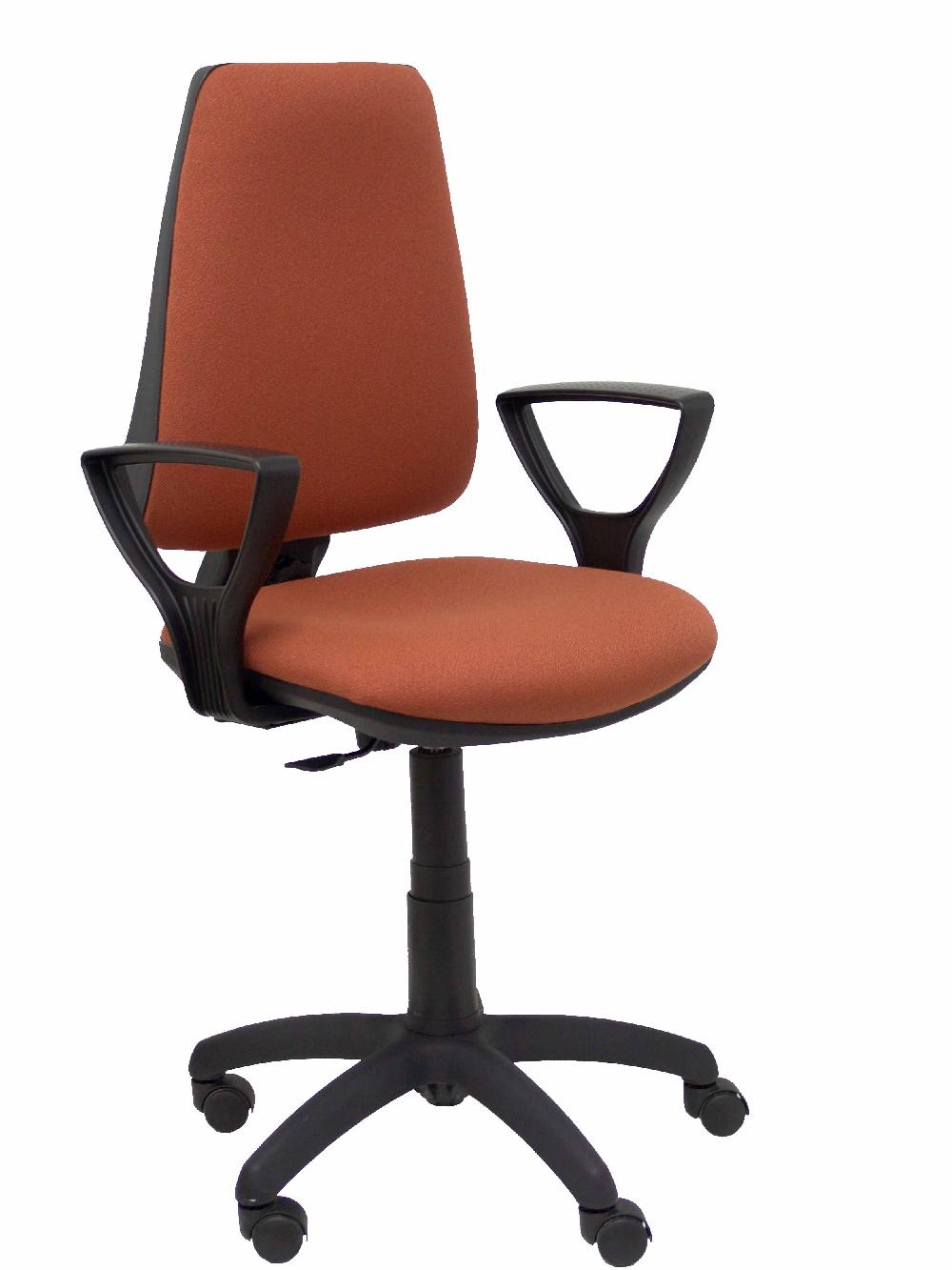 piqueras y crespo Silla Elche CP bali marrón brazos fijos