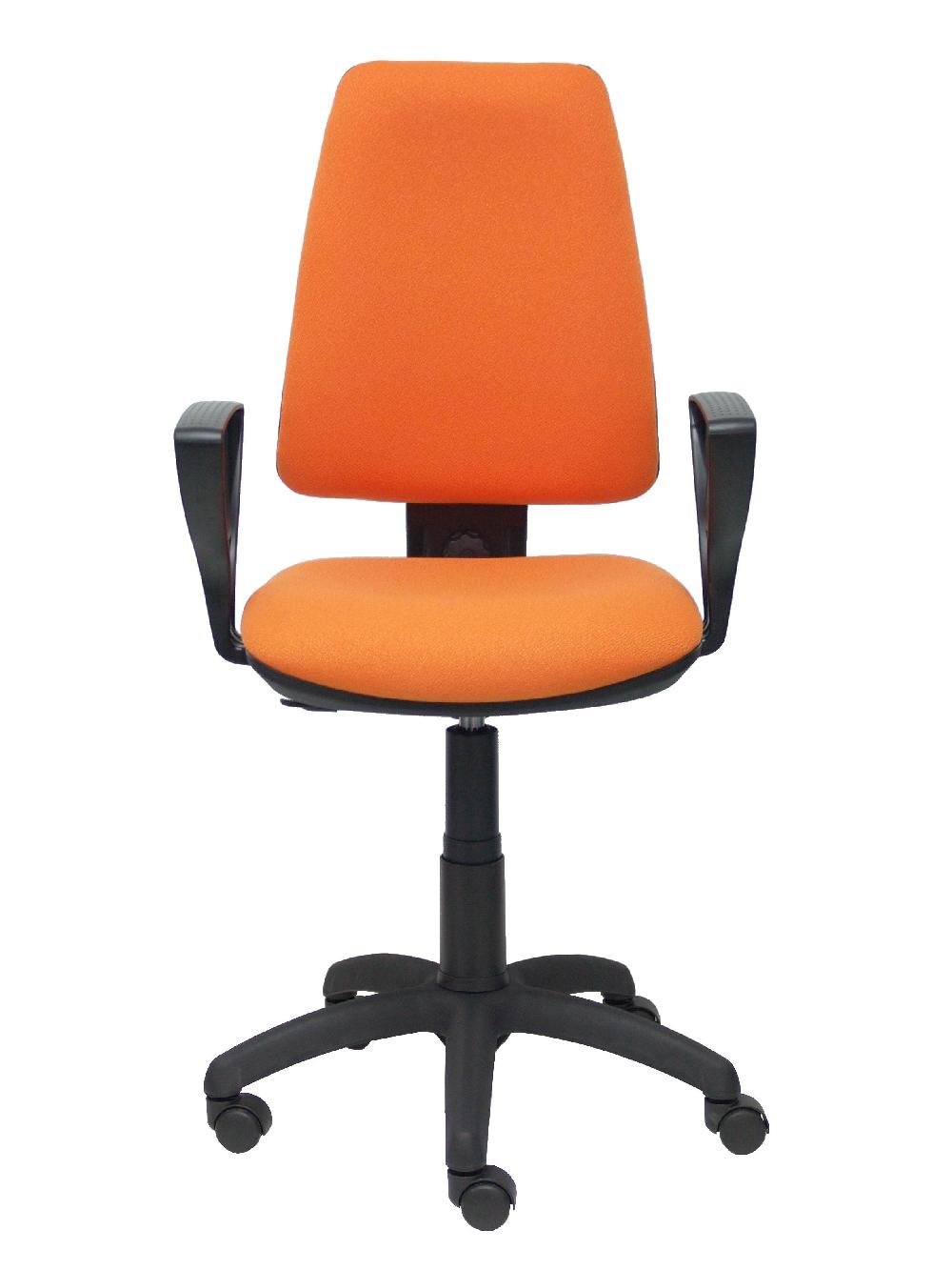 Piqueras Y Crespo Silla Elche CP Bali Naranja Brazos Fijos