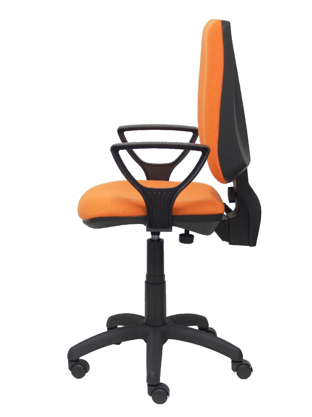 Piqueras Y Crespo Silla Elche CP Bali Naranja Brazos Fijos