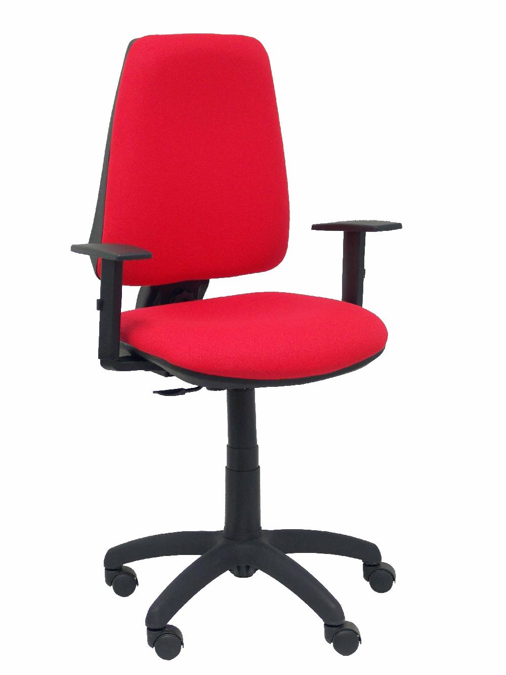 piqueras y crespo Silla Elche CP bali rojo brazos regulables