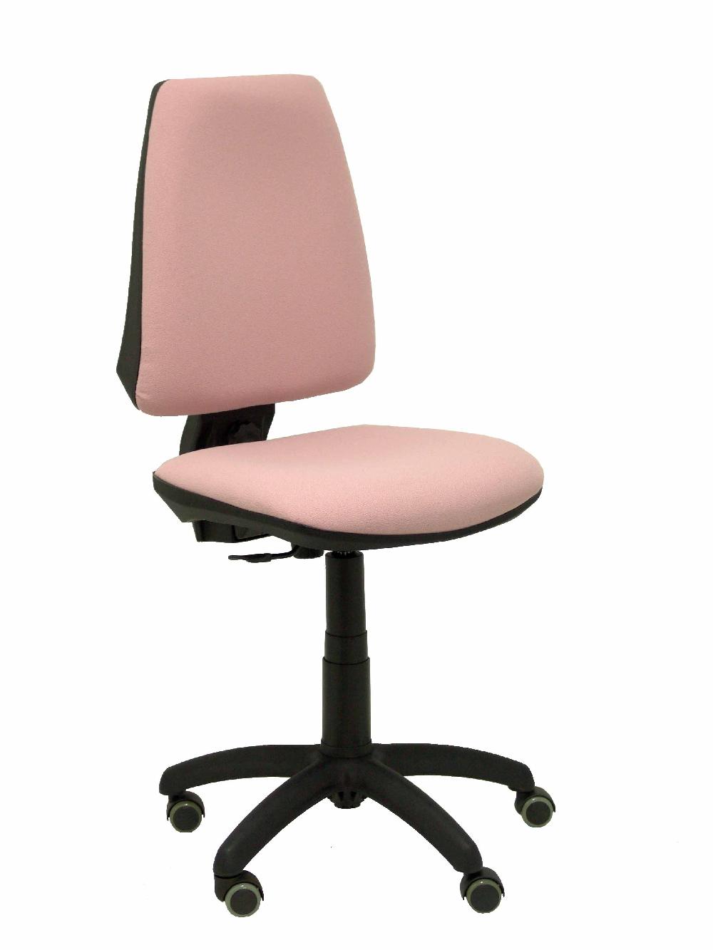 piqueras y crespo Silla Elche CP bali rosa pálido ruedas de parqué