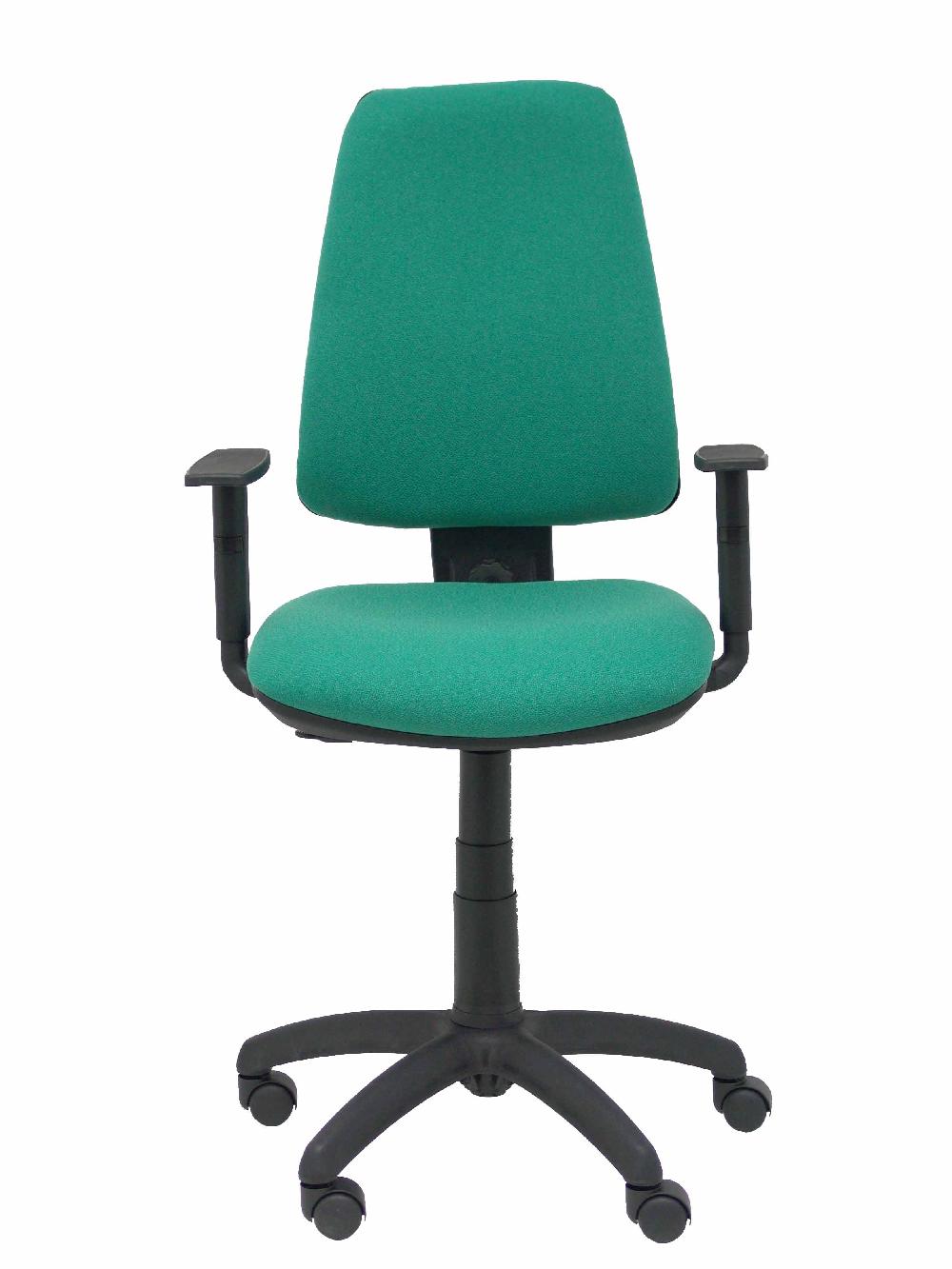 Piqueras Y Crespo Silla Elche CP Bali Verde Esmeralda Brazos Regulables