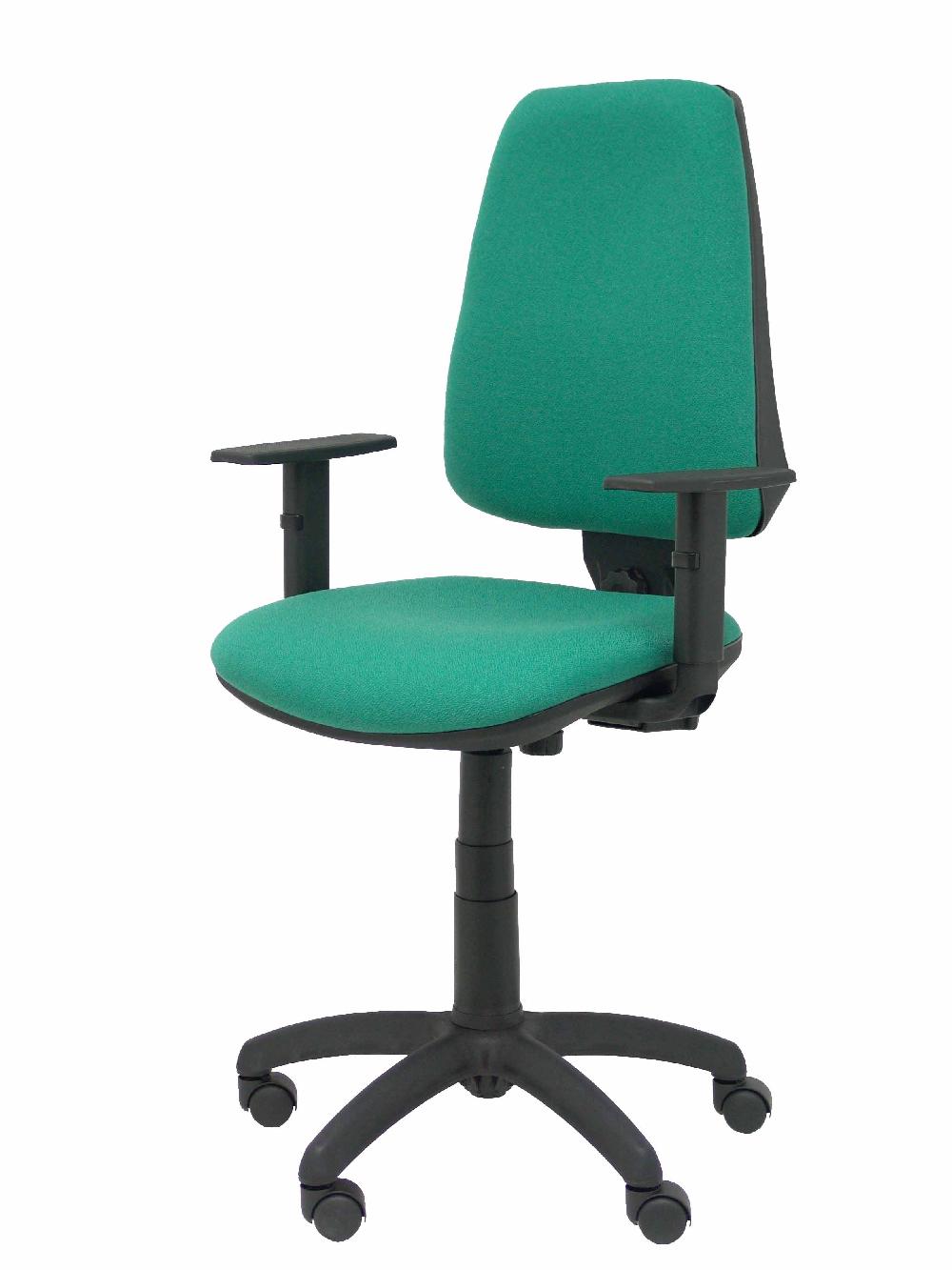 Piqueras Y Crespo Silla Elche CP Bali Verde Esmeralda Brazos Regulables