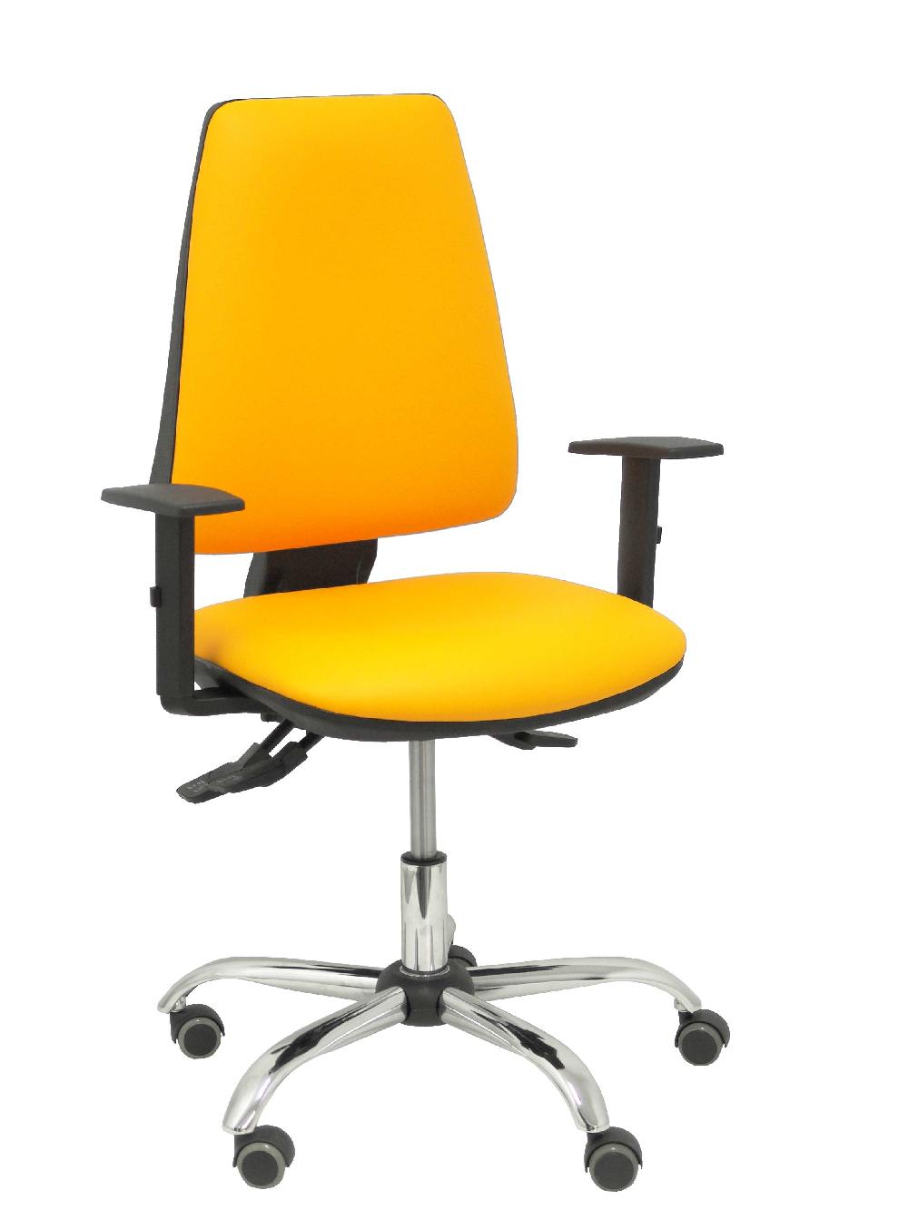 piqueras y crespo Silla Elche S 24 horas similpiel naranja