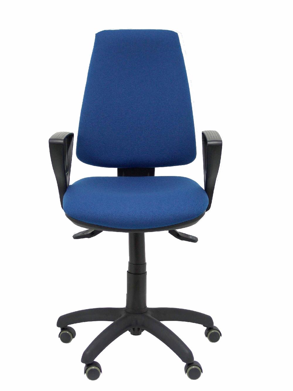 Piqueras Y Crespo Silla Elche S Bali Azul Marino Brazos Fijos Ruedas De Parqué