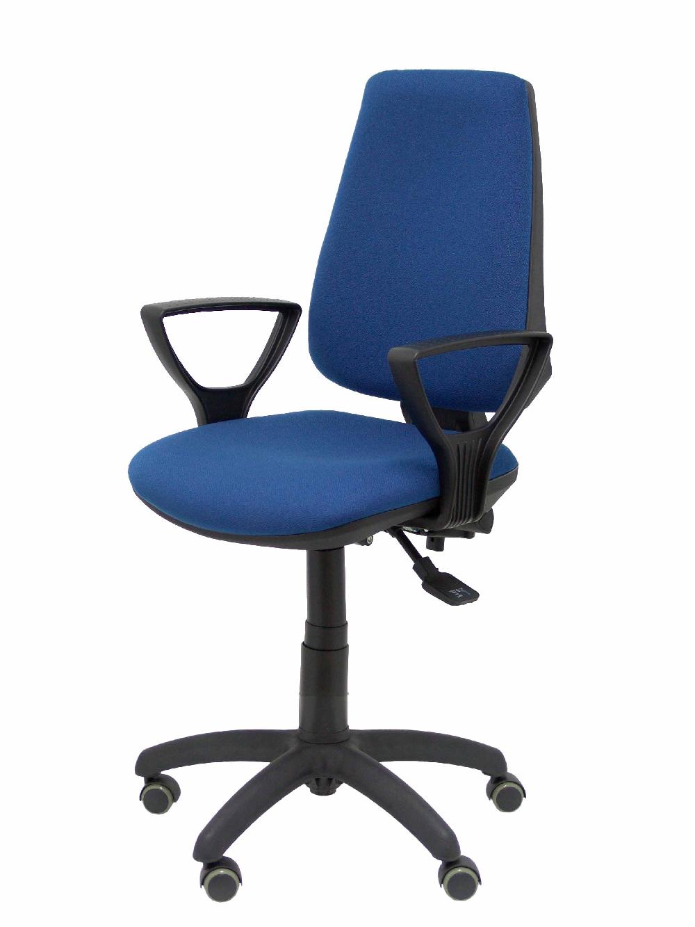 Piqueras Y Crespo Silla Elche S Bali Azul Marino Brazos Fijos Ruedas De Parqué