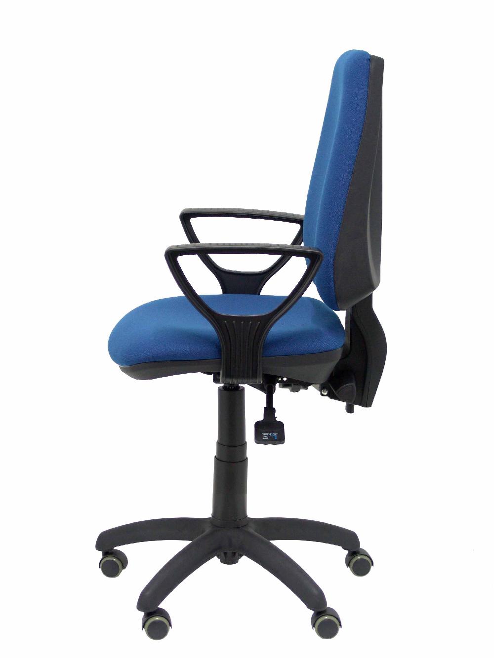 Piqueras Y Crespo Silla Elche S Bali Azul Marino Brazos Fijos Ruedas De Parqué