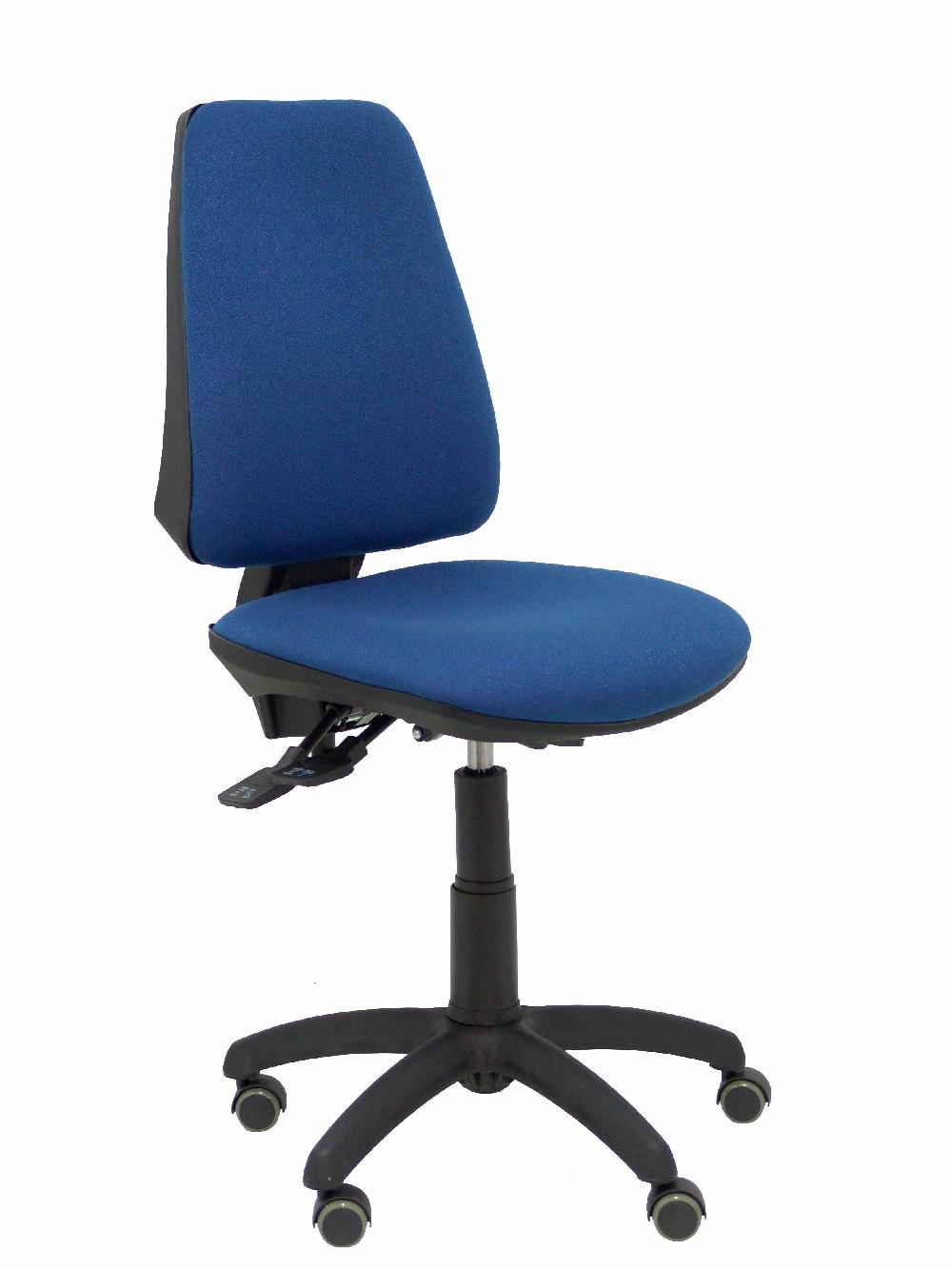 piqueras y crespo Silla Elche S bali azul marino ruedas de parqué