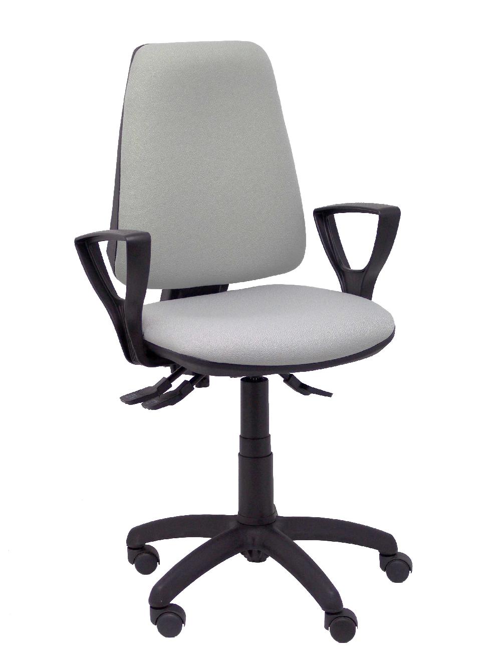 piqueras y crespo Silla Elche S bali gris claro brazos fijos