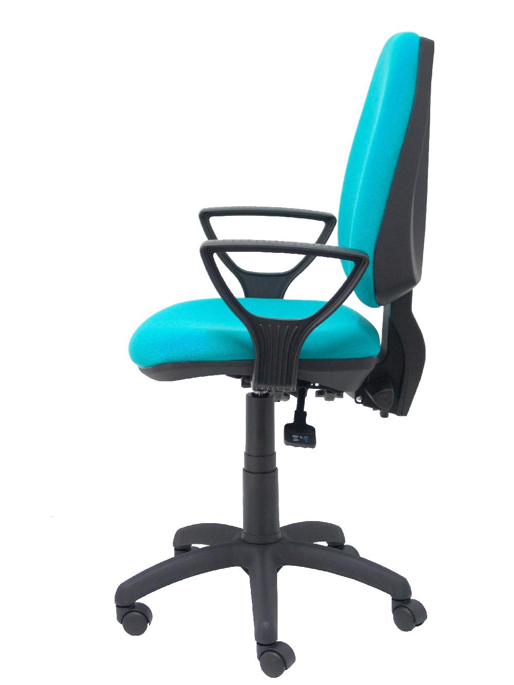 Piqueras Y Crespo Silla Elche S Bali Turquesa Brazos Fijos