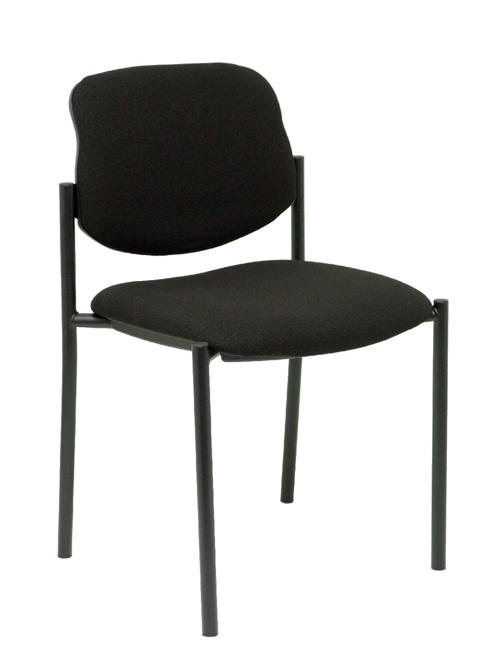 piqueras y crespo Silla fija Styl bali negro chasis negro