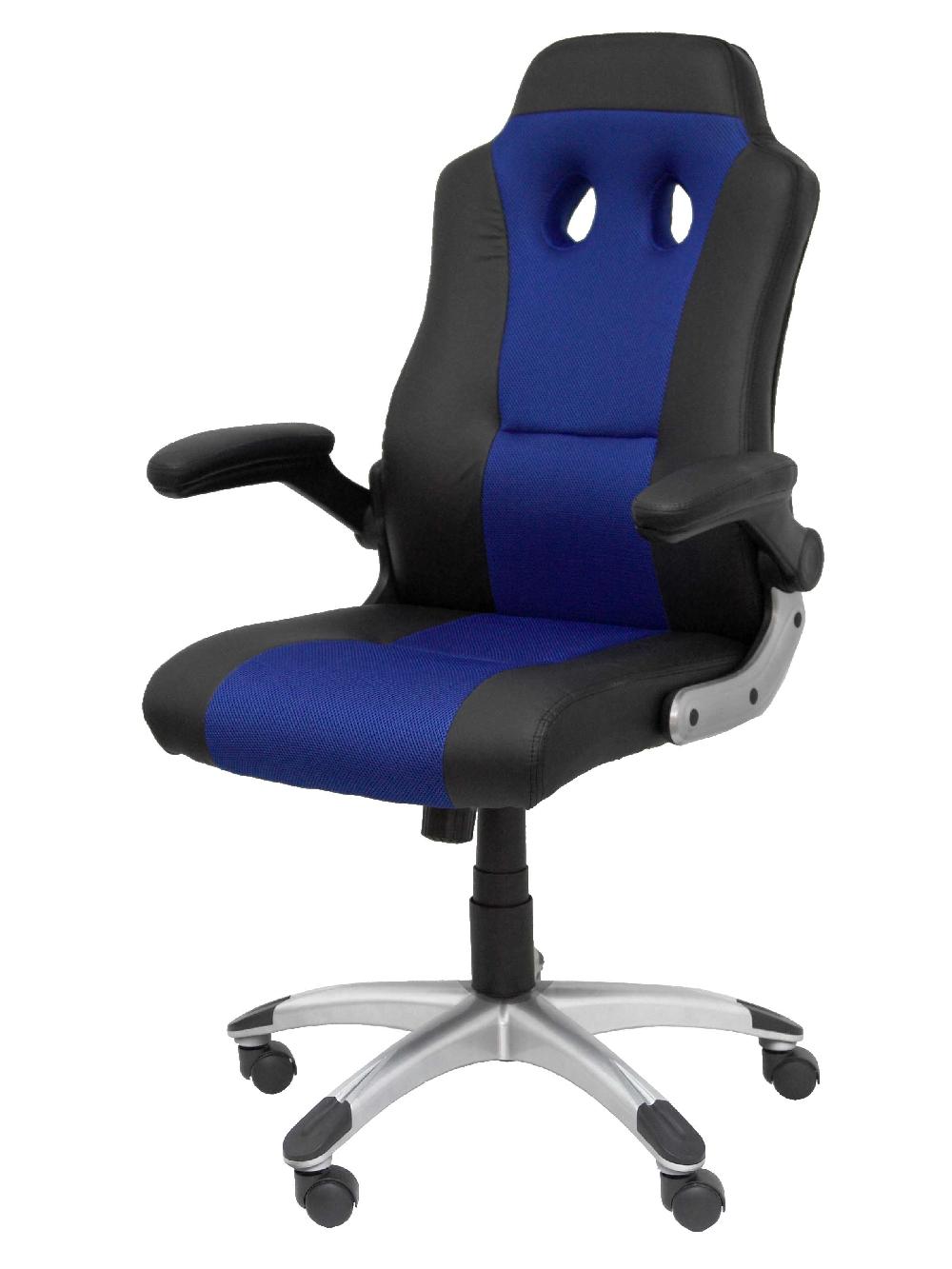 Piqueras Y Crespo Silla Gaming Talave Similpiel Negro Y Azul