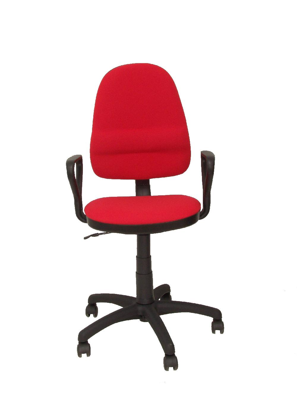 Piqueras Y Crespo Silla Herrera Aran Rojo Con Brazos Fijos