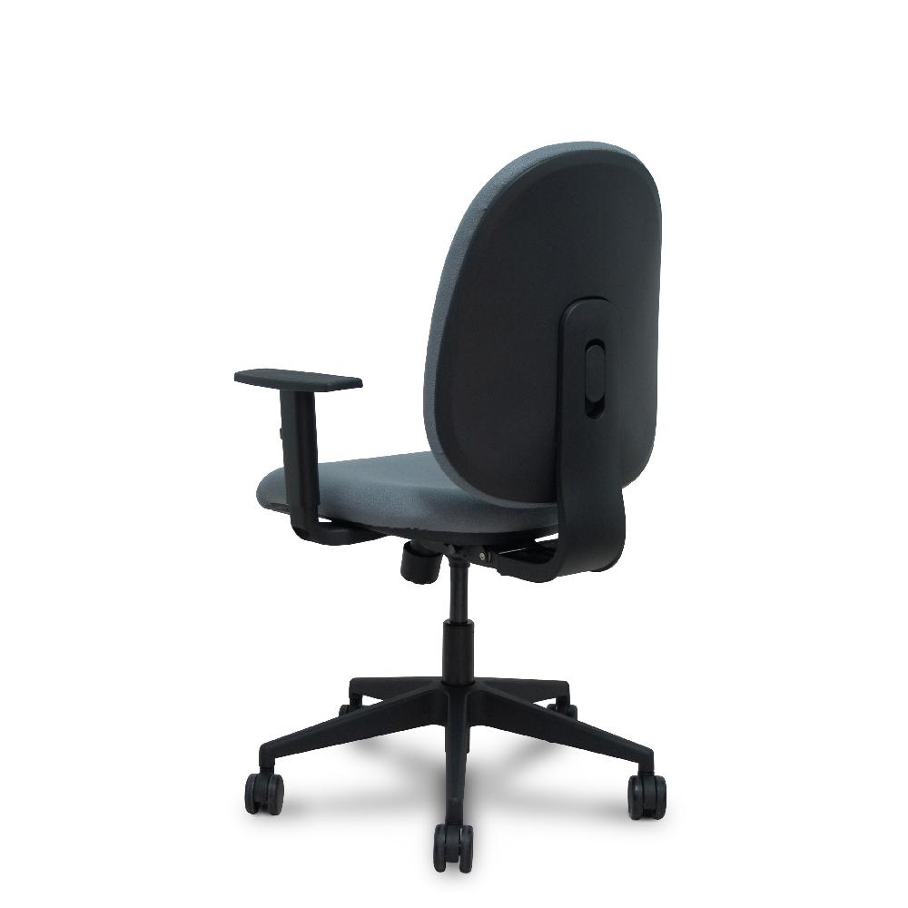 Piqueras Y Crespo Silla Horche Sincro Bali Gris Brazos Regulables Base Piramidal Ruedas Nailon 65mm