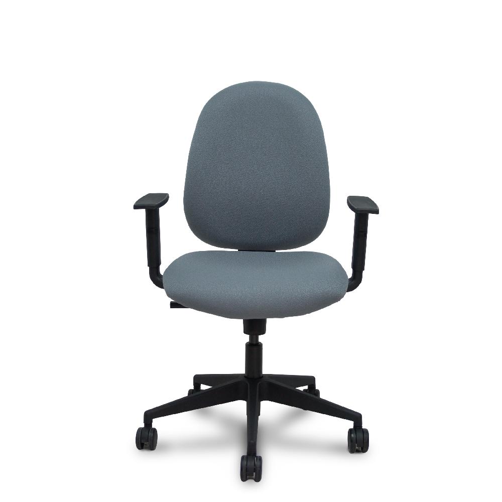 piqueras y crespo Silla Horche sincro bali gris brazos regulables base piramidal ruedas nailon 65mm