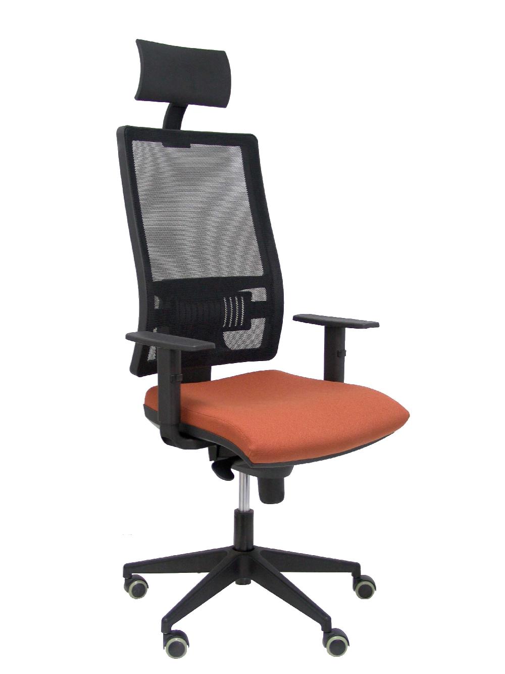 piqueras y crespo Silla Horna bali marrón con cabecero fijo