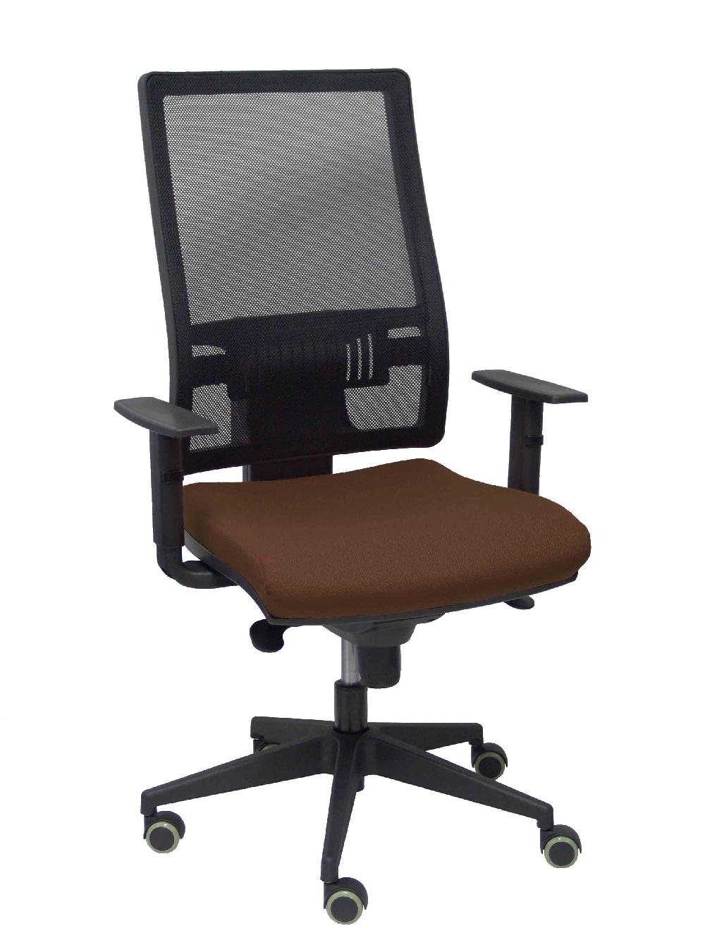 piqueras y crespo Silla Horna bali marrón oscuro brazos regulables