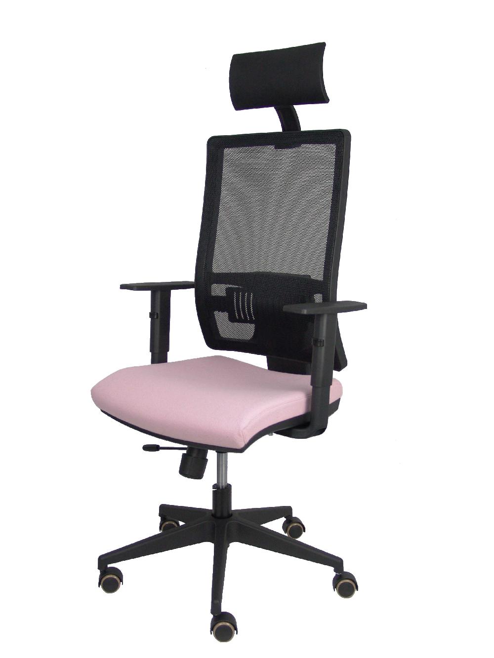 Piqueras Y Crespo Silla Horna Traslack Bali Rosa Brazos Regulables Ruedas Parqué Y Cabecero