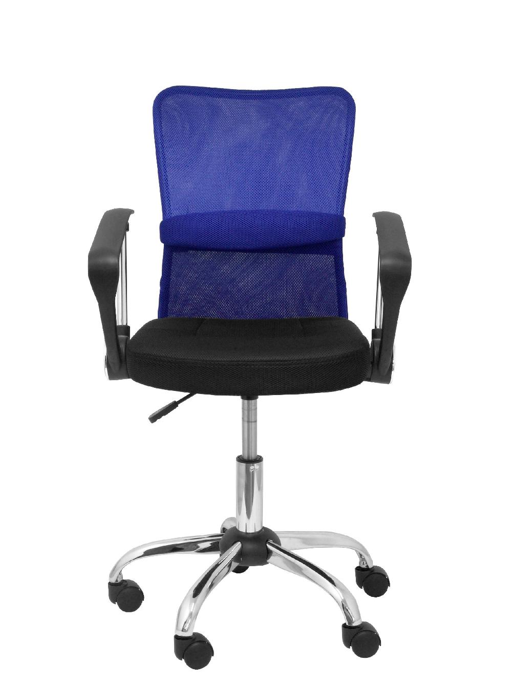 Piqueras Y Crespo Silla Infantil Cardenete Respaldo Malla Azul Asiento Negro