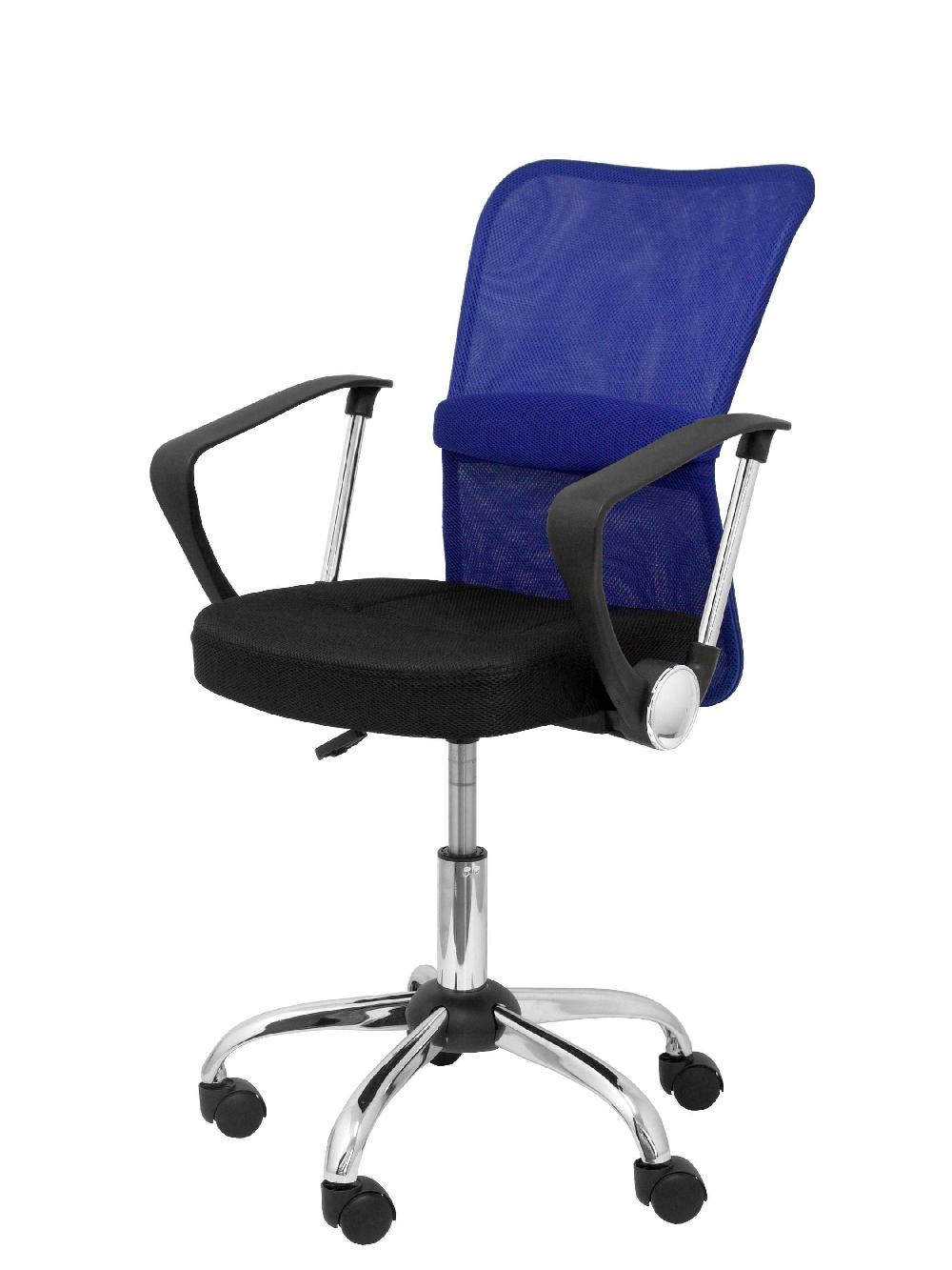 Piqueras Y Crespo Silla Infantil Cardenete Respaldo Malla Azul Asiento Negro